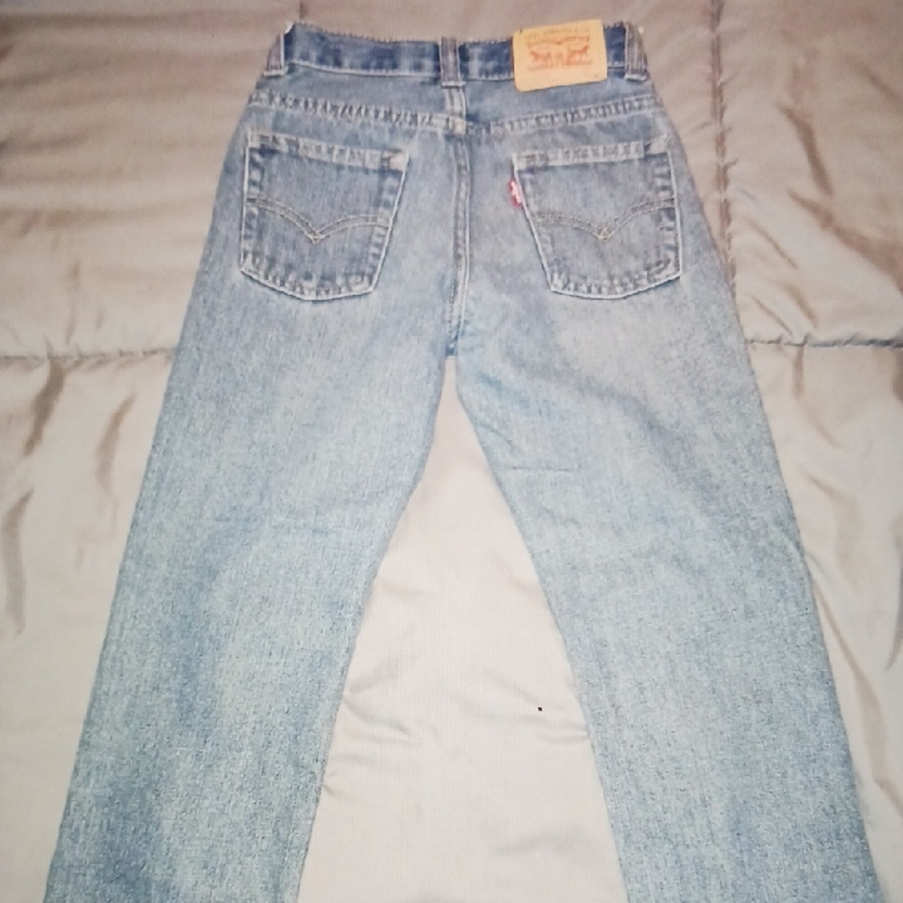Levi's Light Blue Straight Jeans